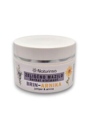 Zeliščno mazilo brin arnika