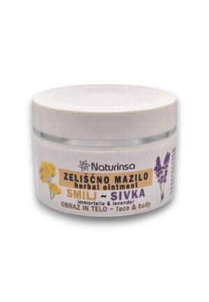 Zeliščno mazilo smilj sivka