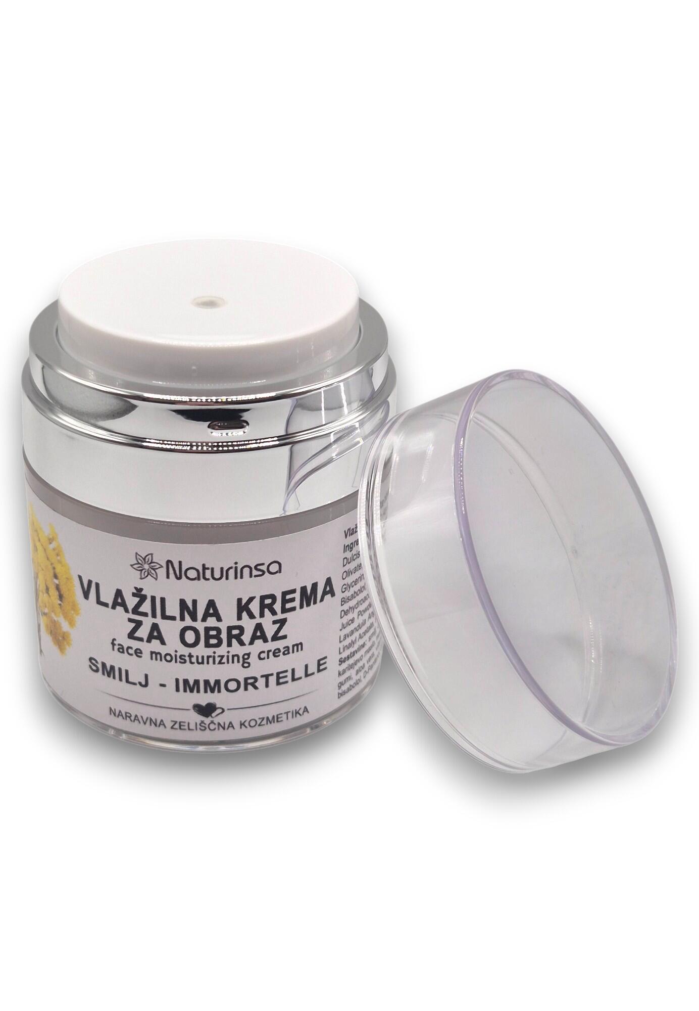 Vlažilna krema za obraz smilj - slika 2